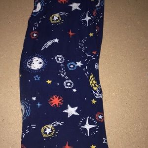 Outer space plus size leggings